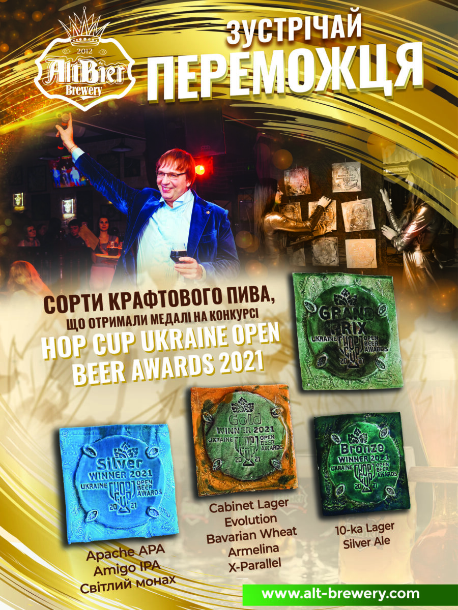 Meet the winner • AltBier Brewery Kharkiv