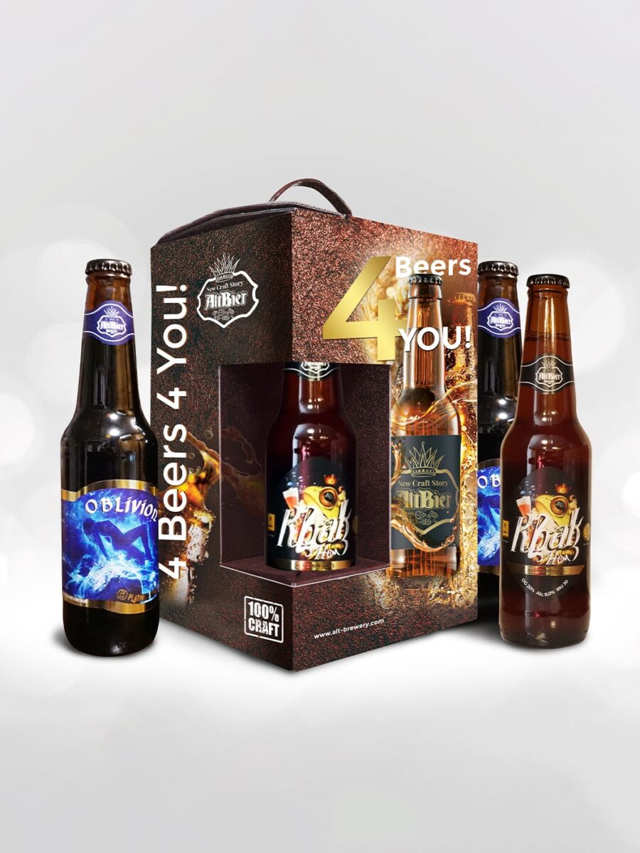 Подарочный набор из 4 бутылок • AltBier Brewery г. Харьков